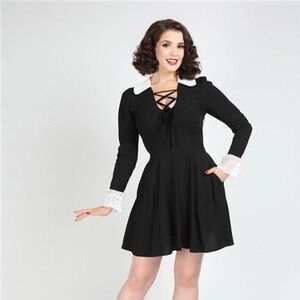 Collectif Black Dress Vintage Style Dress